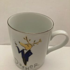 Pottery Barn Dasher reindeer cup